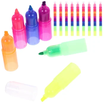 10 шт. цветных ручек, цветных маркеров, узловатых пластиковых маркеров для детей-художников