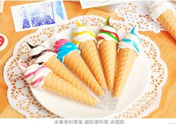 12 шт. Корейские канцелярские принадлежности вкусное мороженое шариковая ручка магнитная ручка