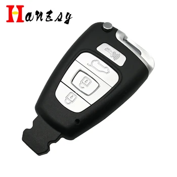 4 Кнопки Смарт-карты без ключа Eemote Control Remote Key Shell Чехол Для Автомобильных Ключей Hyundai Veracruz 2007-2012 Сменный Ключ