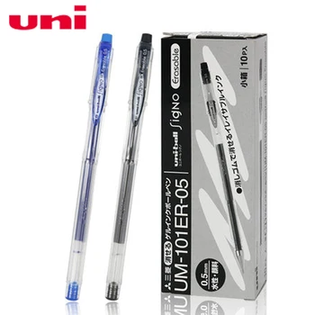 4 шт./Лот Mitsubishi Uni UM-101ER 0,5 мм Стираемые Гелевые Ручки Студенческие Письменные Принадлежности Офисные и Школьные принадлежности