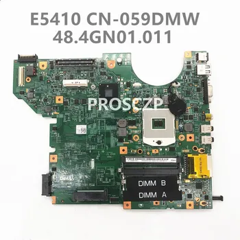 59DMW 059DMW CN-059DMW Бесплатная Доставка Высококачественная Материнская плата Для DELL E5410 5410 Материнская плата ноутбука HM55 DDR3 100% Работает хорошо