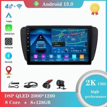 Android 12.0 для SEAT Ibiza 6J IV 4 2008-2015, Мультимедийный плеер, Автомагнитола, GPS, Carplay, 4G, Wi-Fi, DSP, pantalla para auto