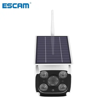 ESCAM QF260 IP67 1080P HD Беспроводная WIFI IP-камера наблюдения ночного видения на открытом воздухе на солнечной энергии