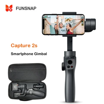 Funsnap Capture 2S 3-Осевой Ручной Карданный Стабилизатор Фокусировки и увеличения для Камеры смартфона Видеозапись Bluetooth Vlog Live