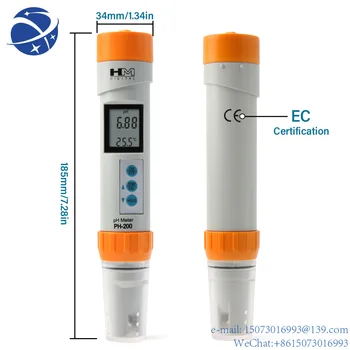 HM Digital PH-200 Водонепроницаемый измеритель PH IP67, температура с функцией автоматической калибровки, Тестер PH, Тестер качества воды