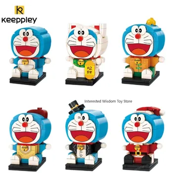 Keeppley block Doraemon Персонаж японского аниме, подарок для детей, игрушка для друга, модель для украшения, подарок