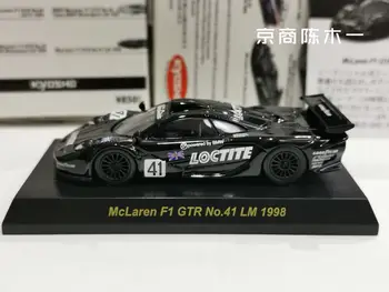KYOSHO 1:64 McLaren F1 GTR # 41 LM 1998 Коллекция украшений для моделей тележек из литого под давлением сплава