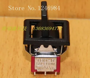 [SA] R8018-P14 двойной шестифутовый переключатель включения-ВЫКЛЮЧЕНИЯ с черной ручкой, маленький тумблер, тумблерный переключатель Тайвань SH T80-R-50 шт./лот