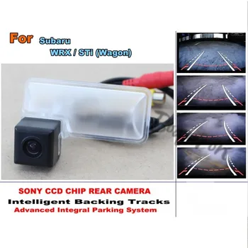 Smart Tracks Chip Camera/Для Subaru WRX/STi Wagon HD CCD Интеллектуальная Динамическая Парковочная Камера заднего вида