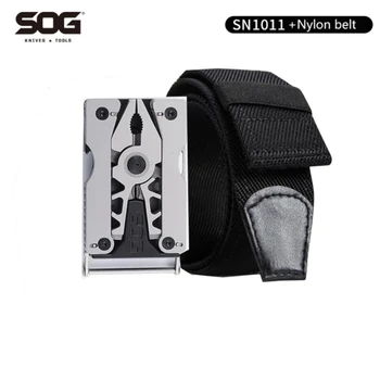 SOG SN1001/SN1011 Многофункциональный Складной инструмент Плоскогубцы Поясной Нож Для Самообороны Тактическое Снаряжение для Выживания На Открытом Воздухе EDC