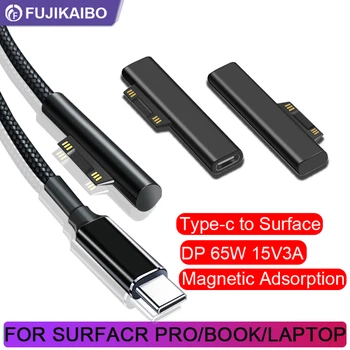 USB Type C Источник Питания Зарядное Устройство Адаптер 65 Вт 15 В 3A PD Кабель Для Быстрой Зарядки Microsoft Surface Pro 4 5 6 Штекер Для Зарядки Планшета