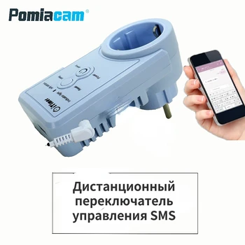 V106 10A EU GSM Розетка с Дистанционным управлением, Умные Розетки, SMS Домашняя Автоматизация на Русском