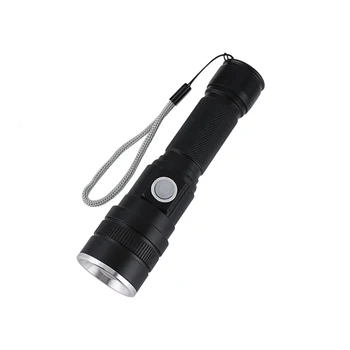 Горячий Мощный перезаряжаемый фонарик IPX4 Водонепроницаемый 1800 Люмен Дальность действия 300 м для профессиональной фотосъемки
