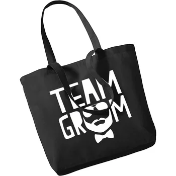 Женская сумка для покупок Team Groon, сумка для одной вечеринки, Складная Многоразовая сумка для покупок в стиле Харадзюку, Студенческая сумка-тоут, сумки для хранения