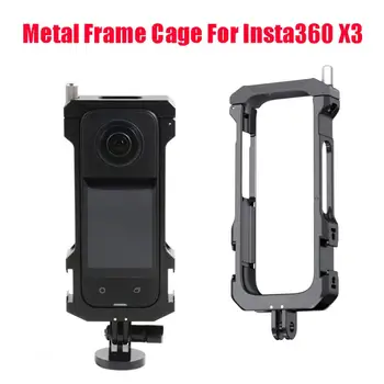 Каркас камеры, рамка для холодного башмака, Защитная расширительная рамка, аксессуары, совместимые с панорамной камерой Insta360 X3