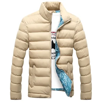 Куртка с хлопковой подкладкой, большие размеры, мужская куртка с хлопковой подкладкой на молнии, тонкая утепленная верхняя одежда, куртка