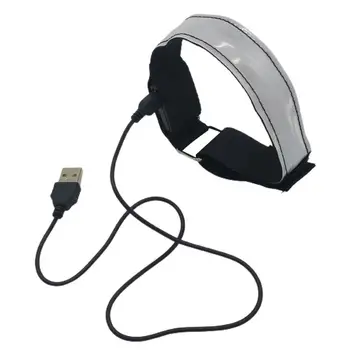 Легкая защитная повязка Good Night с подсветкой, портативная повязка для бега, USB-зарядка для прогулок