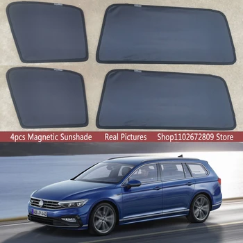 Магнитный автомобильный Солнцезащитный козырек, шторка для рамы Переднего лобового стекла, Солнцезащитный козырек для Volkswagen VW PASSAT B8 Variant 2015-2023 Аксессуары