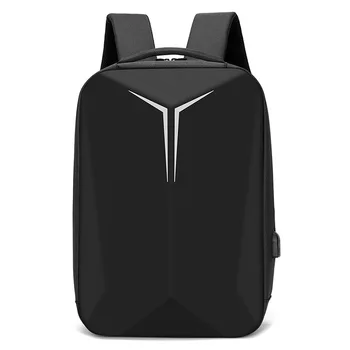 Мужской рюкзак, школьная сумка для ноутбука, трехмерный рюкзак с USB-портом для зарядки, бизнес-пакет большой емкости, рюкзак для руководителей