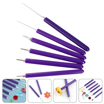 Набор для квилтинга Набор Инструментов для Квиллинга Из Бумаги Принадлежности для Ручек Фиолетовые Поделки из нержавеющей Стали