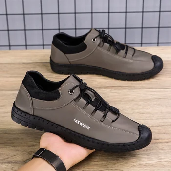 Новая мужская спортивная обувь 2023 Повседневная спортивная обувь Уличные мужские теннисные туфли New Tide Легкая удобная мужская обувь для путешествий