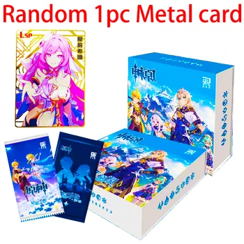 Новый Genshin Impact Cards Anime Pack Game Booster Box Редкие SSR Окружающие TCG Коллекционные Игрушки Детский Подарок Семейный Стол