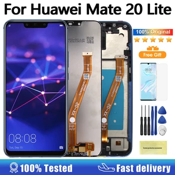 Оригинальный дисплей для Huawei Mate 20 Lite ЖК-дисплей Сенсорный экран Замена ЖК-панели для Mate 20 lite AL00 LX1 LX2 LX3