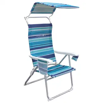 Пляжное кресло Caribbean Joe с 4-позиционным навесом