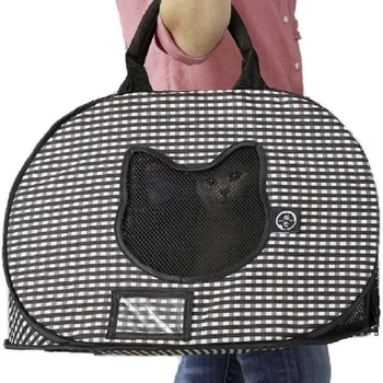 Портативная сумка для переноски домашних животных, Дорожная сумка на молнии, Складная Уличная Дышащая сумка для кошек и собак с мягкими краями, Расширяемый Рюкзак для кошек, Клетка