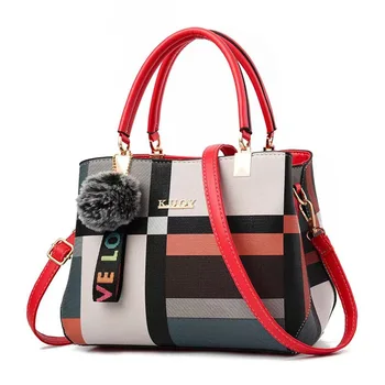 Роскошная женская сумка, сшитые дикие сумки-мессенджеры, Дизайнерская брендовая клетчатая сумка через плечо, женская сумка-тоут