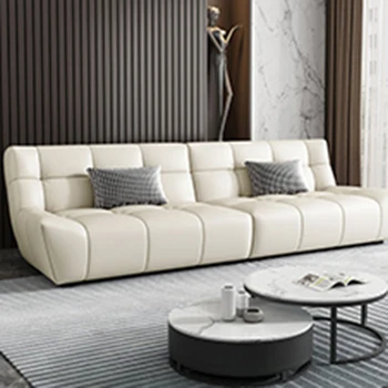 Современный диван в Скандинавском стиле с Подлокотниками, Индивидуальная Спальня, Роскошный Секционный Кожаный Офисный диван, Раскладной диван, Мебель для гостиной HDH