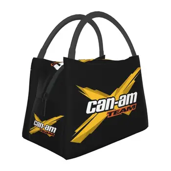 Сумки для ланча с логотипом Can Am BRP ATV, термоизолированные Сумки для ланча, Женская Сумка для ланча, Сменная сумка для ланча для офиса, коробка для еды на открытом воздухе