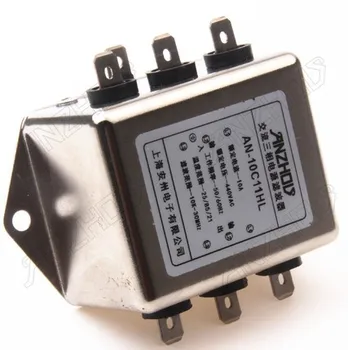 Трехфазный сетевой фильтр 150A 380V/440V AN-150C12NB Соединитель катушки индуктивности фильтра болтового типа