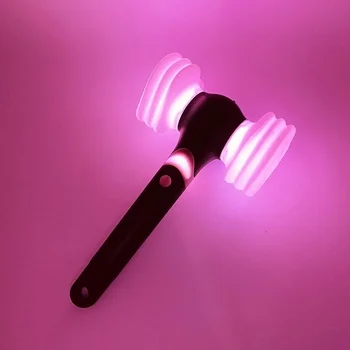 Черный Розовый Лайтстик Korea Kpop Ver 2 Lightstick LED Bluetooth Stick Светящийся Стержень Концертная Лампа Хип-Хоп Вспышка Вспомогательный Стержень Подарок Фанатам