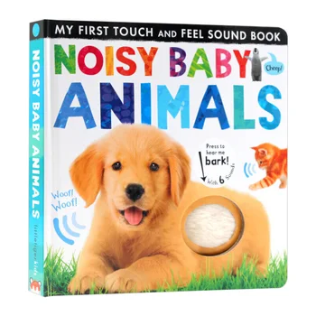 Шумные зверята, Детские книжки для малышей в возрасте 1 2 3 лет, Английская книжка с картинками, 9781848693180