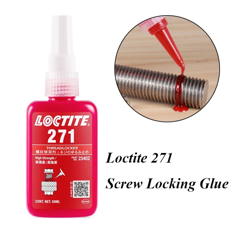 50 мл Высокопрочный Loctite 271 Threadlocker Анаэробный Клей Для Герметизации Винтов Антикоррозийный Блокирующий Клей для Фиксации резьбы Loctite 271 . ' - ' . 0