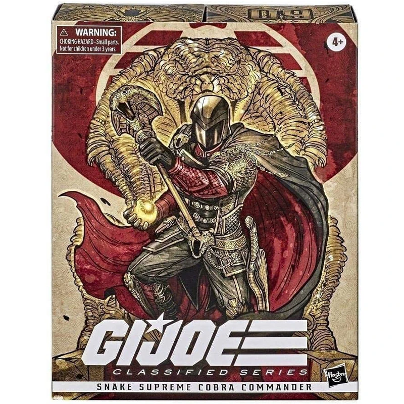 Ko G.i.joe Классифицированная серия Snake Supreme Cobra Commander 6-дюймовая коллекция фигурки с множеством аксессуаров и подарков . ' - ' . 5