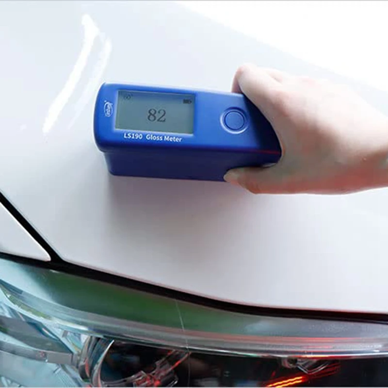 Linshang LS190 Цифровой измеритель блеска 0-200GU для автомобильной краски, Мраморной бумаги, пластика . ' - ' . 3