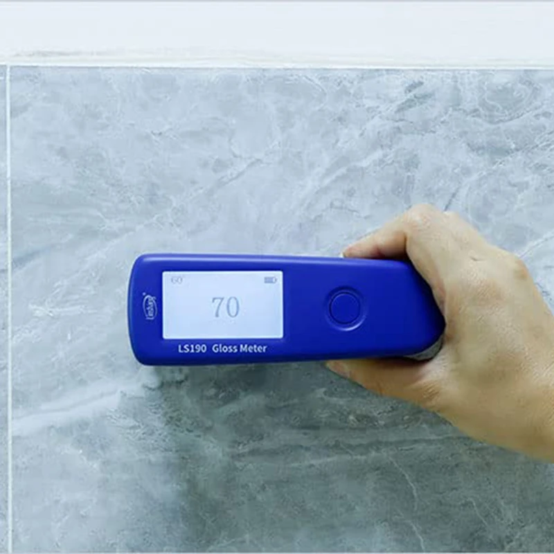 Linshang LS190 Цифровой измеритель блеска 0-200GU для автомобильной краски, Мраморной бумаги, пластика . ' - ' . 5