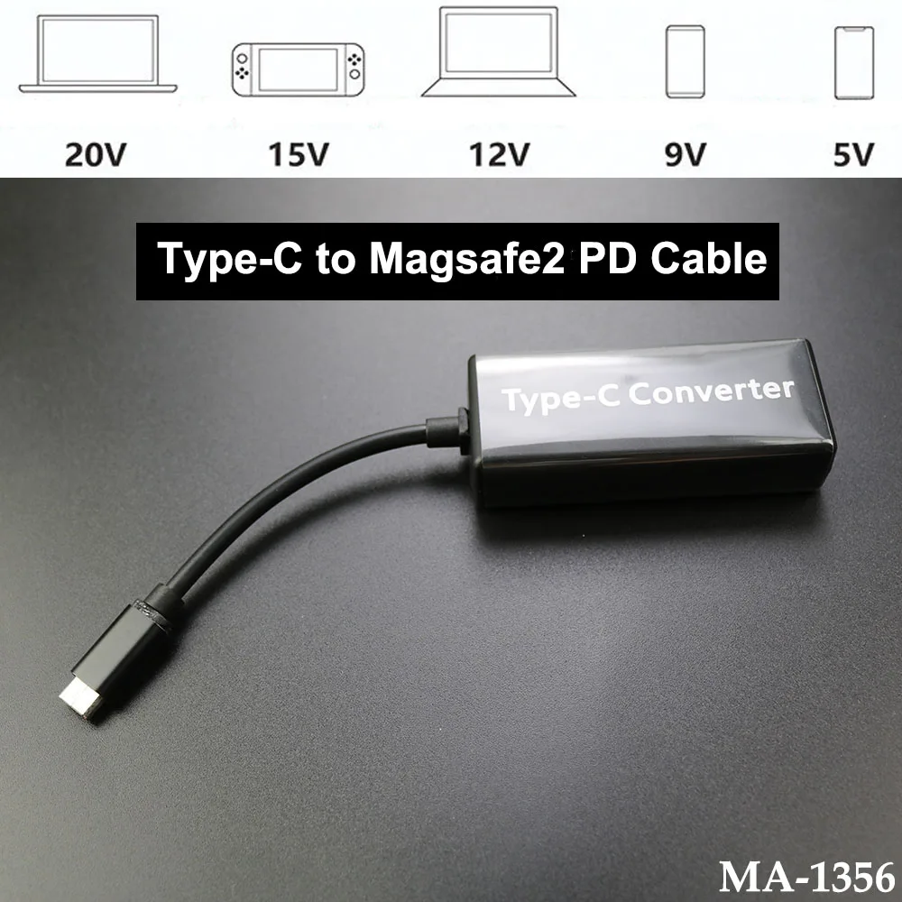1 шт. Адаптер USB C Type-C PD для зарядки Magsafe2 для виртуальной реальности Mac Pro AC1407 . ' - ' . 1