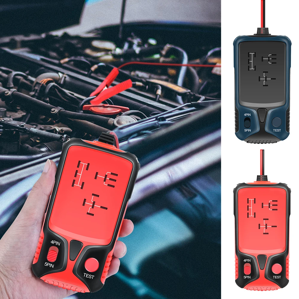 Автомобильный тестер реле 12 В Универсальный электронный автомобильный детектор цепи автомобиля Проверка батареи Инструмент для ремонта авто . ' - ' . 2