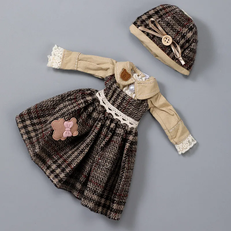 Комплект одежды Подходит для 28-32 см 1/6 BJD толстая кукла для девочек, одевающаяся игрушка, аксессуары для кукол . ' - ' . 2