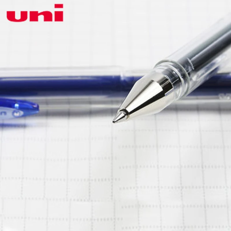 4 шт./Лот Mitsubishi Uni UM-101ER 0,5 мм Стираемые Гелевые Ручки Студенческие Письменные Принадлежности Офисные и Школьные принадлежности . ' - ' . 1
