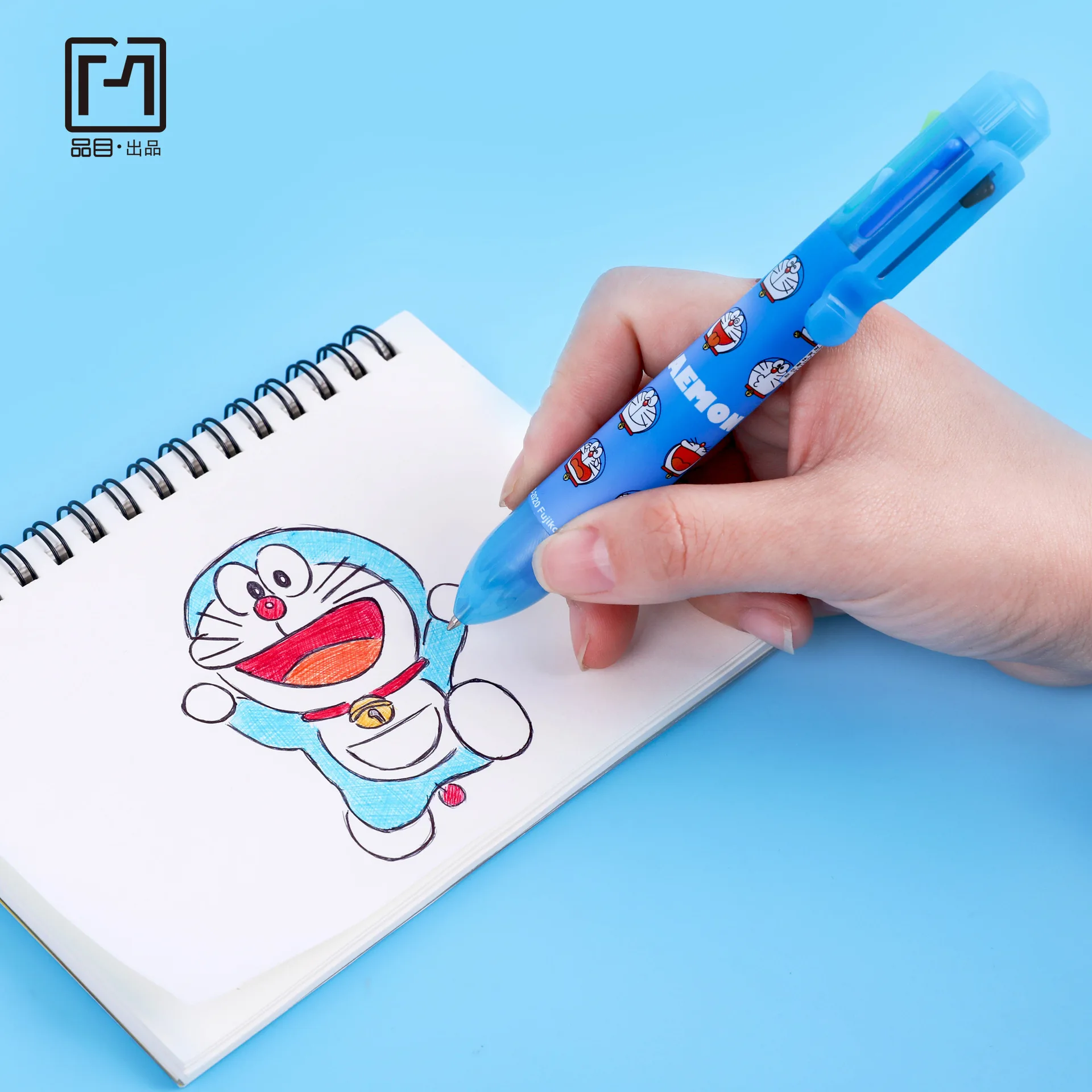 20шт Многоцветная шариковая ручка 8-цветная чистая красная кукольная шариковая ручка пресс 0,7 шариковая ручка ручка для ручного счета . ' - ' . 1