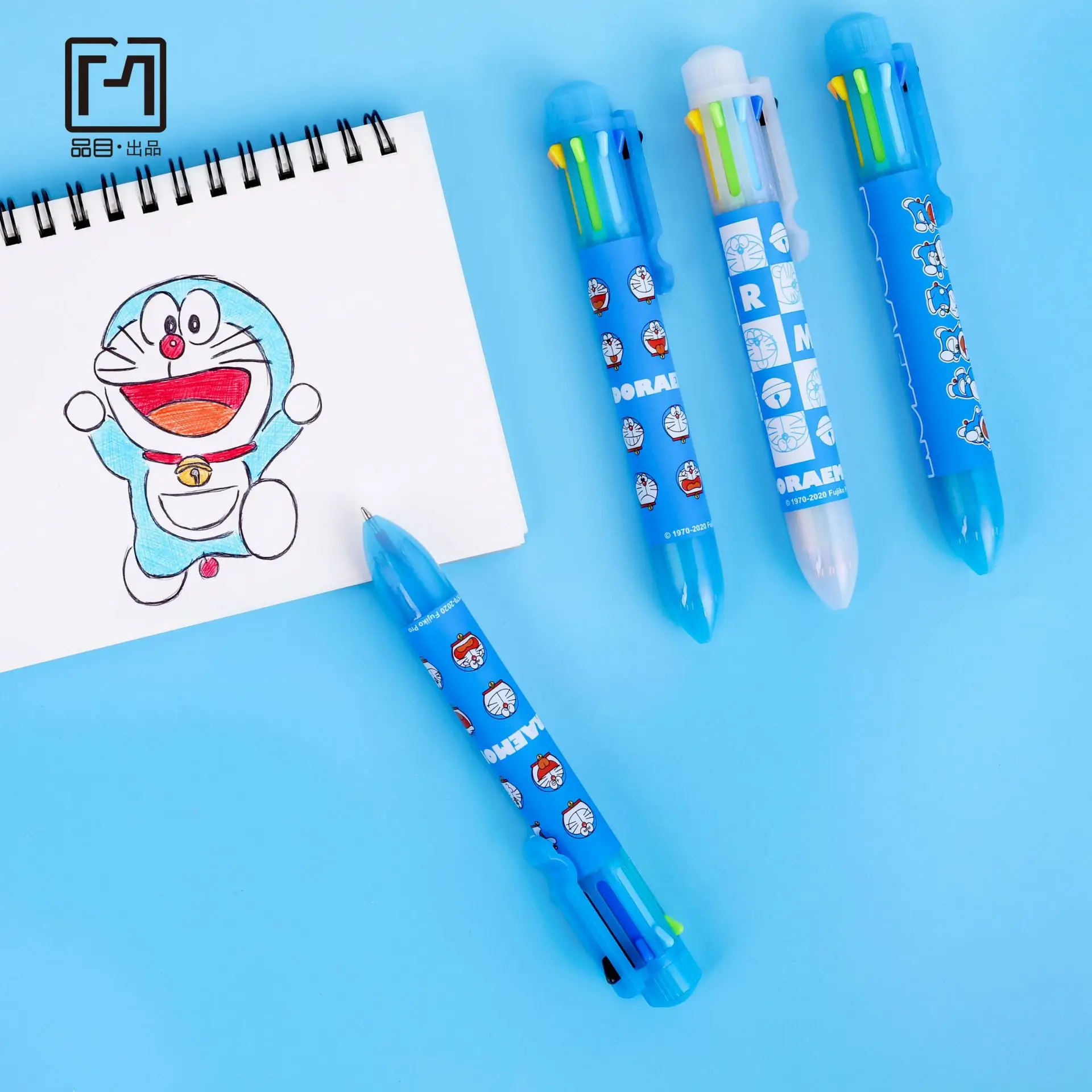 20шт Многоцветная шариковая ручка 8-цветная чистая красная кукольная шариковая ручка пресс 0,7 шариковая ручка ручка для ручного счета . ' - ' . 3