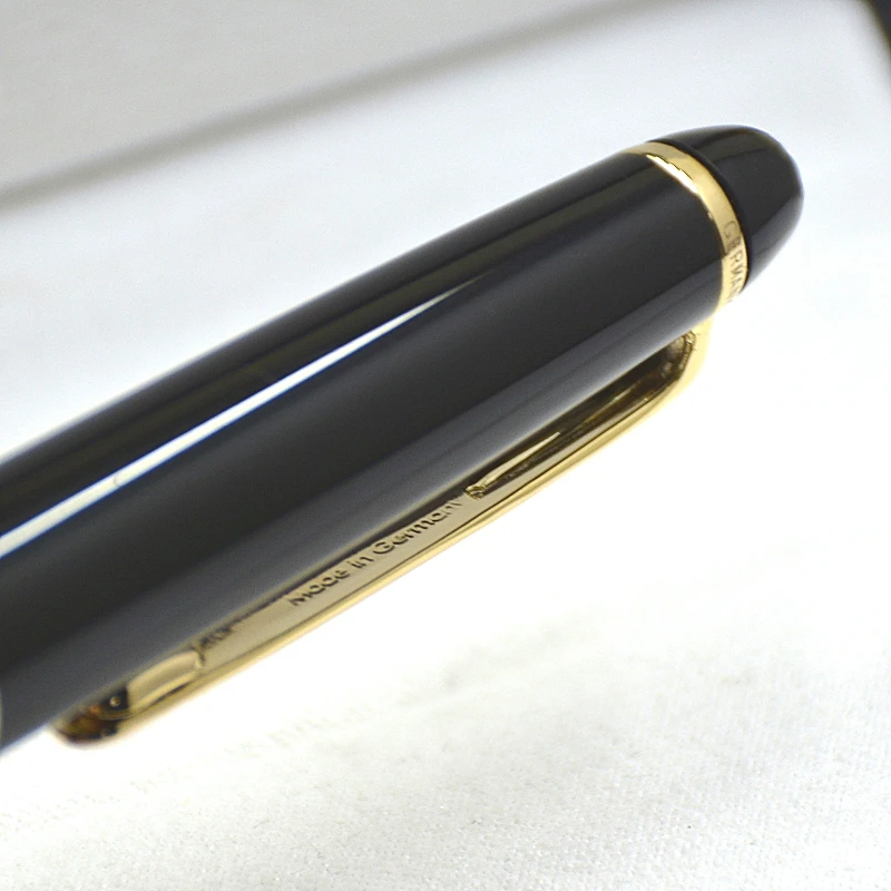 Роскошная Шариковая Ручка MB 163 из черной и винно-красной Смолы, Ручка-Роллер, Высококачественные Офисные Школьные Чернила Для Письма, Авторучки IWL666858 . ' - ' . 3