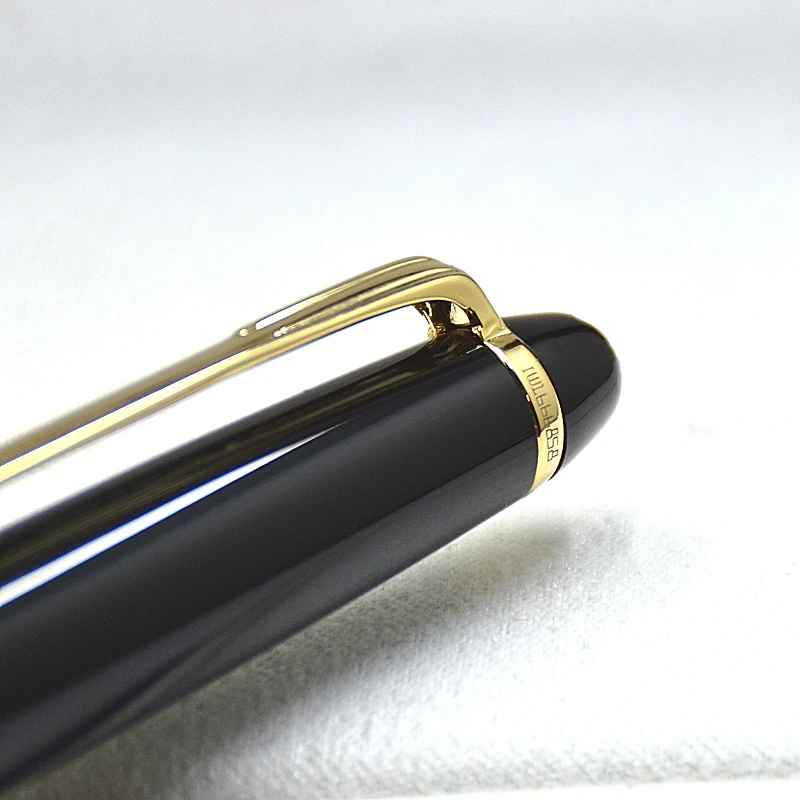 Роскошная Шариковая Ручка MB 163 из черной и винно-красной Смолы, Ручка-Роллер, Высококачественные Офисные Школьные Чернила Для Письма, Авторучки IWL666858 . ' - ' . 4