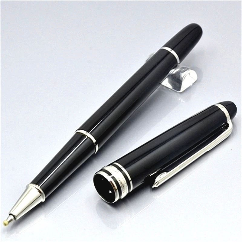 Роскошная Шариковая Ручка MB 163 из черной и винно-красной Смолы, Ручка-Роллер, Высококачественные Офисные Школьные Чернила Для Письма, Авторучки IWL666858 . ' - ' . 5