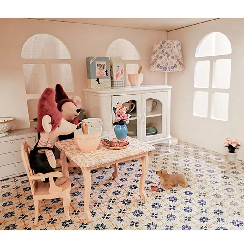 Кукольный Домик Aizulhomey Миниатюры 1/6 Мебель Металлический Обеденный Шкаф Для Хранения Столовый Шкаф OB11 BJD Lol Blyth Аксессуары Для Кукол . ' - ' . 5