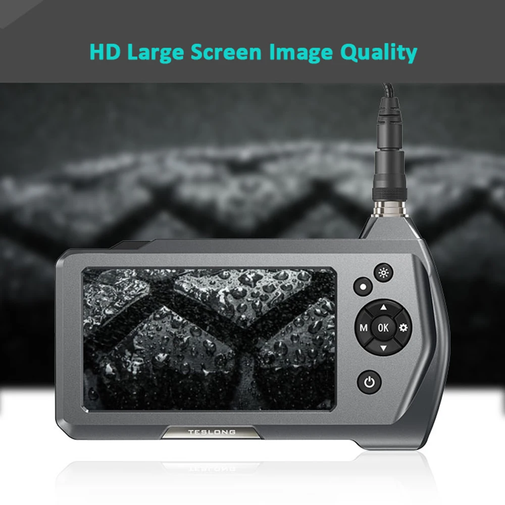 Цифровой эндоскоп с экраном TESLONG 1080P 4,5 